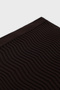 Bitter Brown Wave Patterned Midi Skirt - 7