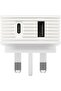 شاحن USB ثنائي المنفذ بقوة 20 واط - محول شحن سريع للحائط مع - 2