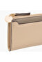 Solid Bi-Fold Wallet with Zip Closure - 3