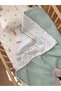 3-Piece Pique Set 100% Cotton Muslin Soft Baby Set 90X140Cm Bed Sheet, Pillowcase, Double-Sided Blanket