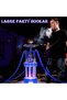 NewBeeclassic Hookah Set, Large Party LED Hookah, Modern Fountain Design Shisha kit with ever - 2