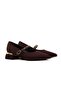 077-258-107 Brown Women's Casual Shoes - 5