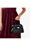 Textured Satchel Bag with Double Handle - 8