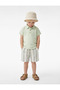 Baby Boy Cotton Buttoned Short Sleeve Polo Collar T-Shirt - 2