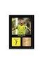 Alayra FramedWall Art Cristiano Ronaldo Al Nassr FC Signed A3 Printed Photo Picture Display Gift For Real Madrid Fans Digitally Reproduced Signature Black Frame with Glass-Ready to hang A3-44cm - 3