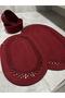 Terra 4-Piece Bathroom Set – 2 Oval Mats & 2 Oval Baskets, Natural Rope Weave, Handmade - Premium