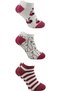 Women's Seamless Cotton Booties Socks Colorful 3-Pack - 4