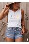 Beach Bum Printed Women's (Off Shoulder) Slim Fit Strappy Tshirt