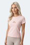 Kosta Women's Printed Light Pink T-Shirt - 7