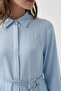 Blue Belt Detailed Dress - 4