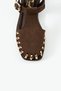 Debra Women's Suede Knitted Design Caged Sandals - 2