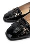 Tnc Luxury Women's Genuine Leather Black Patent Leather Comfort Shoes - 4