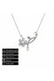 316L Steel Flower Figured Pearl Detailed Women's Necklace Gift