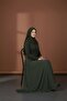 Lace Detailed Hijab Evening Dress - 3
