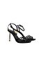 583 K164 Black Women's Heeled Shoes - 5