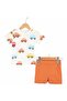 Baby Boy Car Patterned Shorts Set Summer Cotton Two-Piece Set 6-18 Months
