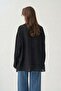 Black-Volan Detailed Shirt - 3