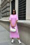 Women's Washable Stoned Slit Dress