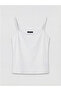 Lcw Visionwhite U-Neck Women's Tank Top with Rope Straps - 2