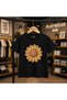 Knitted Moon Flower Printed 100% Children's Unisex T-Shirt 5 6 -7 8-9 10 -11 12 Years Old