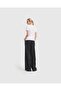 Women's Short Sleeve Design Tshirt with Brand Logo Printed on the Front - 3