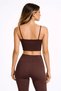 Strappy Crop Brown Women's Sleeveless T-Shirt 26Y0704K1 - 4