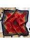 Women's Bandana Scarf 50X50 Square Scarf Rayon Italian Stitched Neck Scarf Hair Bandana - 4