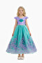 D' Daniela - Mermaid Royale Dress - Blue with Purple - 3Y to 10Y