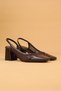 Women's Thick Heeled Lace Detailed Evening Dress Shoes Heeled Shoes - 5