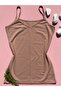 Women's 5-Piece Modal Athlete Set V-Neck Rope Strap Basic Athlete Dark Skin Salmon Brown Black White - 5