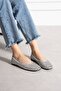Women's Silver Hand-Knitted Daily Ballerinas - 3