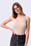 Women's Thin Strap Lace Detailed Viscose Undershirt - Natural & Breathable Fabric - 2