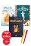 Alfa Kalem+Sarı Ejder+Kulaksız'ın Romanı+Amber'in Zaman Kapsülü (Figen Gülü) 3 Books New Child