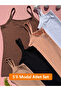 Women's 5-Piece Modal Athlete Set V-Neck Rope Strap Basic Athlete Dark Skin Salmon Brown Black White