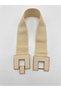 Leather Bonded Gold Buckle Women's Belt Dress Belt Shirt Belt Coat Belt - 2