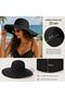 Women's Straw Hat, Wide Brim Summer Beach Hat, Uv Protection Trendy Straw Hat, Vacation Hat - 5