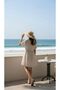 Soft Ribbon Straw Hat – Wide Brim Summer Hat with Ribbon Detail - 3