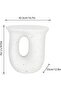 Modern Side Table 45x45x33 cm Magnesium Oxide Decorative Stool – White - 8