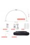 F-700A 70cm White Foldable Desktop Manicure and Prosthetic Nail Lamp with Pink Diamond Stone - 4