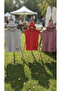 100% Cotton Children's Poncho Waffle Red - 4