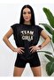 Team Girls Printed Women's Zero Sleeve Athlete Tshirt - 2