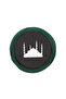 Cami Sarigy - Green Fabric - Black Skullcap - Crossed Wrap - Cami Embroidered - 7 Meters - 4
