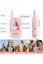 Pink Kids Video Walky Talky 2 Pc with Camera & LCD Screen – Rechargeable Wireless Intercom Toy | Long Range Communication Toy for Girls | Portable Video Chat Device | Birthday Gift for Girls Ages 3–12 - 7