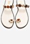 Martinez Cream Buckle Genuine Leather Women's Flip Flops - 2