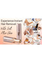 Facial Hair Remover Battery Operated Instant And Painless Gold Plated Head With LED Light SL - 7