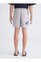 Short Length Printed Men's Swim Shorts - 4
