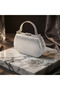 Women's Evening Dress Bag with Metal Handle and Chain Strap, Stylish Design, Evening Event, Special Occasion Bag