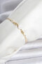 Brass Gold Color Flower Model Waterway Women's Bracelet