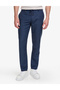 Navy Blue Slim Fit Linen Blend Trousers 50325164-Vr033 - 2
