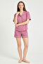 Clara Dreams Women's Pajama Set with Bamboo Buttons and Short Sleeves - 5